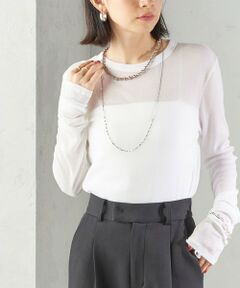 SHIPS / シップス Tシャツ | s.oyamadaコラボ:〈手洗い可能〉シアー テレコ ロング スリーブ TEE