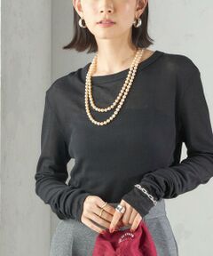 SHIPS / シップス Tシャツ | s.oyamadaコラボ:〈手洗い可能〉シアー テレコ ロング スリーブ TEE