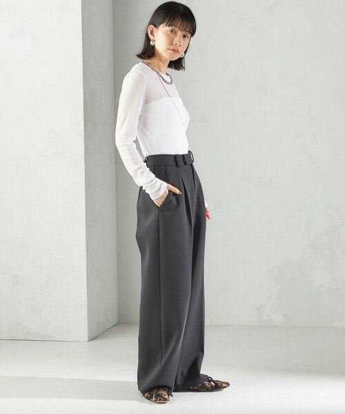 SHIPS / シップス Tシャツ | s.oyamadaコラボ:〈手洗い可能〉シアー テレコ ロング スリーブ TEE | 詳細7