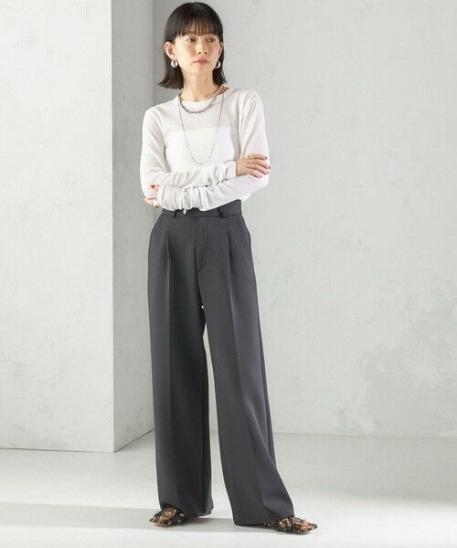 SHIPS / シップス Tシャツ | s.oyamadaコラボ:〈手洗い可能〉シアー テレコ ロング スリーブ TEE | 詳細8