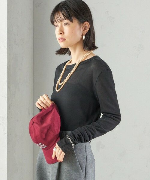 SHIPS / シップス Tシャツ | s.oyamadaコラボ:〈手洗い可能〉シアー テレコ ロング スリーブ TEE | 詳細29