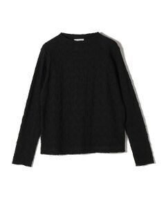 SHIPS / シップス カットソー（半袖以外） | assiette:〈手洗い可能〉シャーリング レース プルオーバー