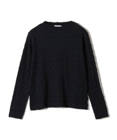 SHIPS / シップス カットソー（半袖以外） | assiette:〈手洗い可能〉シャーリング レース プルオーバー