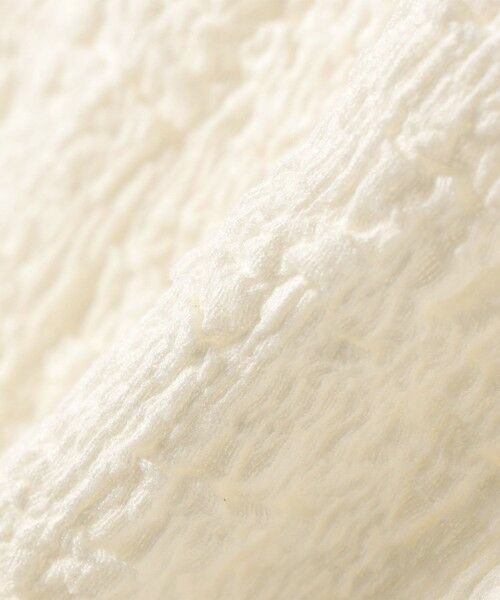 SHIPS / シップス カットソー（半袖以外） | assiette:〈手洗い可能〉シャーリング レース プルオーバー | 詳細1