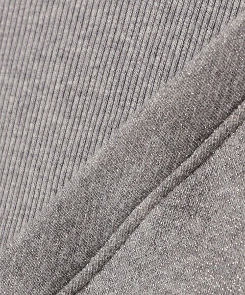 SHIPS / シップス スウェット | 〈手洗い可能〉レイヤード デザイン ラメ メランジ 裏毛 プルオーバー | 詳細14