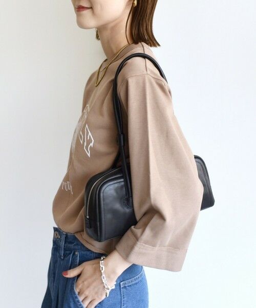 SHIPS / シップス スウェット | 【WEB限定】〈洗濯機可能〉七分袖 ワイド スリーブ プリント スウェット | 詳細22