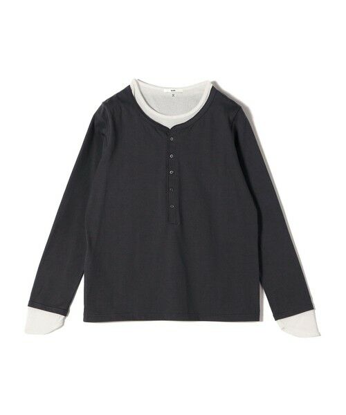 SHIPS / シップス カットソー（半袖以外） | レイヤード ライク ヘンリーネック プルオーバー | 詳細9