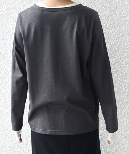 SHIPS / シップス カットソー（半袖以外） | レイヤード ライク ヘンリーネック プルオーバー | 詳細13