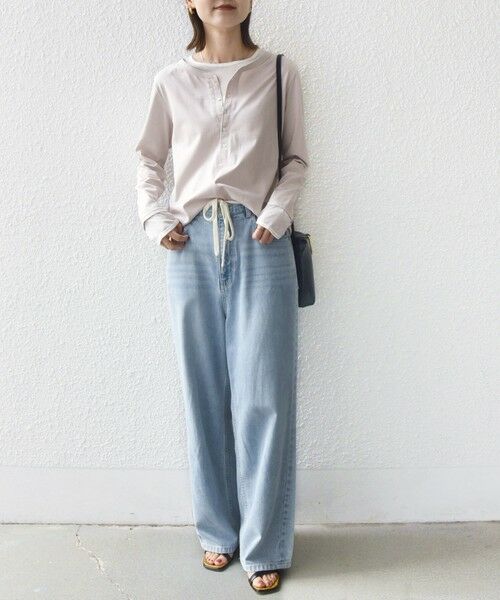 SHIPS / シップス カットソー（半袖以外） | レイヤード ライク ヘンリーネック プルオーバー | 詳細16