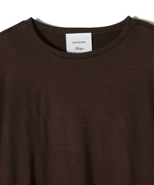 SHIPS / シップス カットソー（半袖以外） | assiette:〈手洗い可能〉ウォッシャブル ウール カットソー | 詳細5