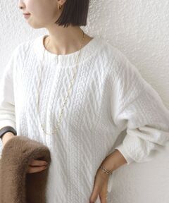 SHIPS / シップス Tシャツ | 《一部追加予約》〈手洗い可能〉ケーブル ジャージー スキッパー プルオーバー