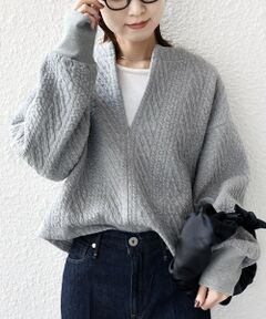 SHIPS / シップス Tシャツ | 《一部追加予約》〈手洗い可能〉ケーブル ジャージー スキッパー プルオーバー