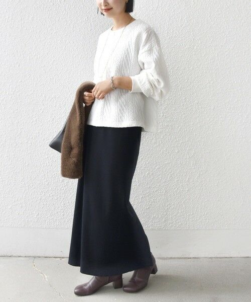 SHIPS / シップス Tシャツ | 〈手洗い可能〉ケーブル ジャージー スキッパー プルオーバー | 詳細11