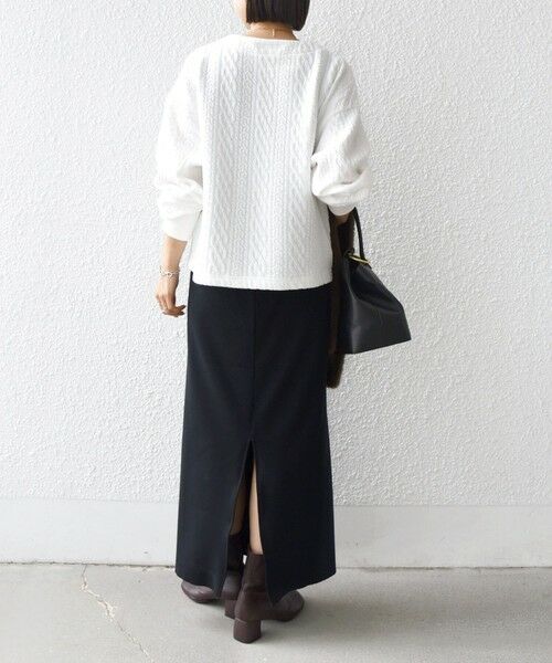 SHIPS / シップス Tシャツ | 〈手洗い可能〉ケーブル ジャージー スキッパー プルオーバー | 詳細12