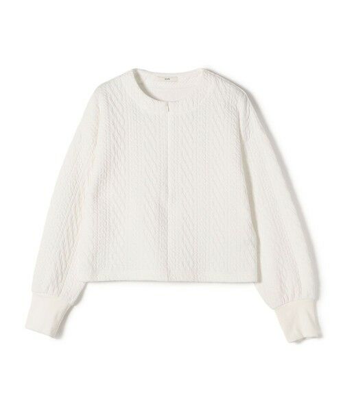 SHIPS / シップス Tシャツ | 〈手洗い可能〉ケーブル ジャージー スキッパー プルオーバー | 詳細18