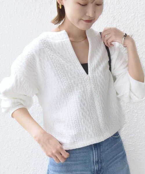 SHIPS / シップス Tシャツ | 〈手洗い可能〉ケーブル ジャージー スキッパー プルオーバー | 詳細8