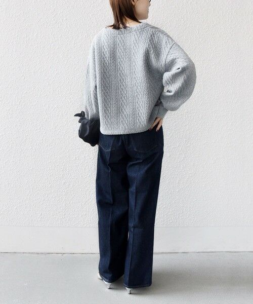 SHIPS / シップス Tシャツ | 〈手洗い可能〉ケーブル ジャージー スキッパー プルオーバー | 詳細22