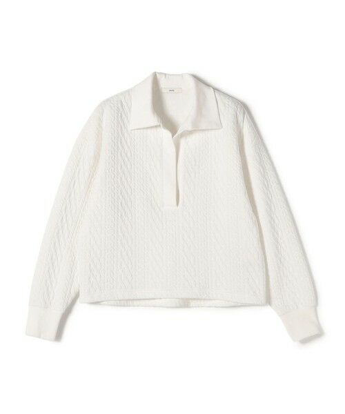 SHIPS / シップス カットソー（半袖以外） | 【WEB限定】〈手洗い可能〉ケーブル ジャージー ポロ プルオーバー | 詳細10