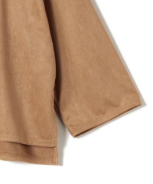 SHIPS / シップス カットソー | 〈手洗い可能〉ポリエステル スエード ワイド スリーブ プルオーバー | 詳細12