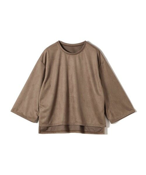 SHIPS / シップス カットソー | 〈手洗い可能〉ポリエステル スエード ワイド スリーブ プルオーバー | 詳細29