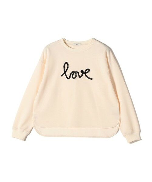 SHIPS / シップス スウェット | 【WEB限定】〈手洗い可能〉ファンシー コード 刺繍 ダンボール カットソー | 詳細5