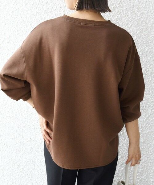 SHIPS / シップス スウェット | 【WEB限定】〈手洗い可能〉ファンシー コード 刺繍 ダンボール カットソー | 詳細13