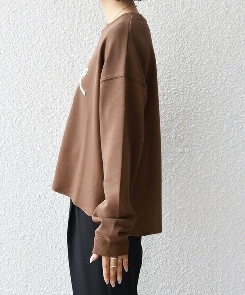 SHIPS / シップス スウェット | 【WEB限定】〈手洗い可能〉ファンシー コード 刺繍 ダンボール カットソー | 詳細22