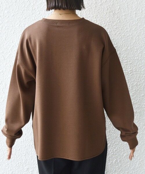 SHIPS / シップス スウェット | 【WEB限定】〈手洗い可能〉ファンシー コード 刺繍 ダンボール カットソー | 詳細23