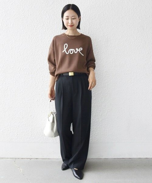 SHIPS / シップス スウェット | 【WEB限定】〈手洗い可能〉ファンシー コード 刺繍 ダンボール カットソー | 詳細7