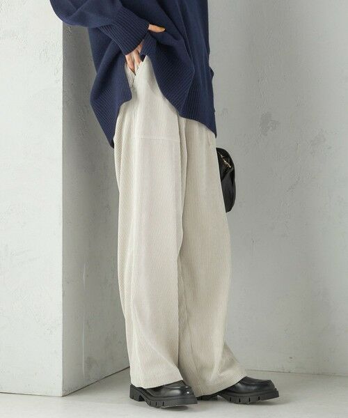 SHIPS / シップス その他パンツ | 〈洗濯機可能〉TUMUGITO(R) コーデュロイ ドロスト パンツ | 詳細11