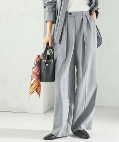 SHIPS / シップス スラックス・ドレスパンツ | 〈手洗い可能〉トロピカル タック パンツ（セットアップ対応）