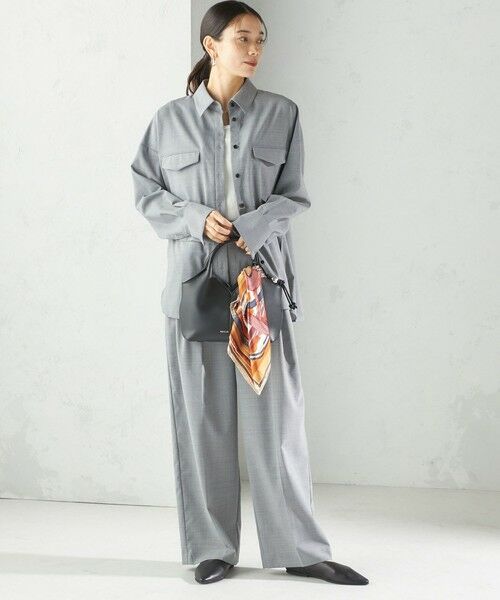 SHIPS / シップス スラックス・ドレスパンツ | 〈手洗い可能〉トロピカル タック パンツ（セットアップ対応） | 詳細2