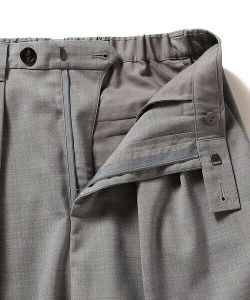 SHIPS / シップス スラックス・ドレスパンツ | 〈手洗い可能〉トロピカル タック パンツ（セットアップ対応） | 詳細13