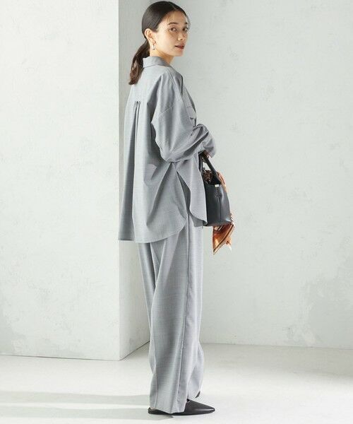 SHIPS / シップス スラックス・ドレスパンツ | 〈手洗い可能〉トロピカル タック パンツ（セットアップ対応） | 詳細3