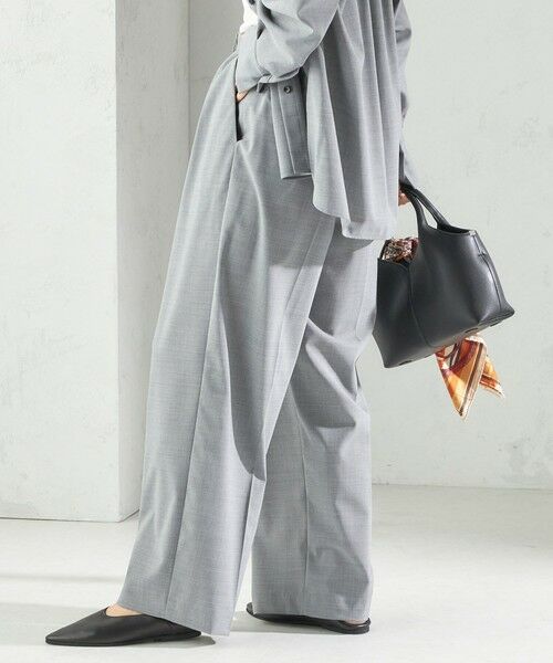 SHIPS / シップス スラックス・ドレスパンツ | 〈手洗い可能〉トロピカル タック パンツ（セットアップ対応） | 詳細5