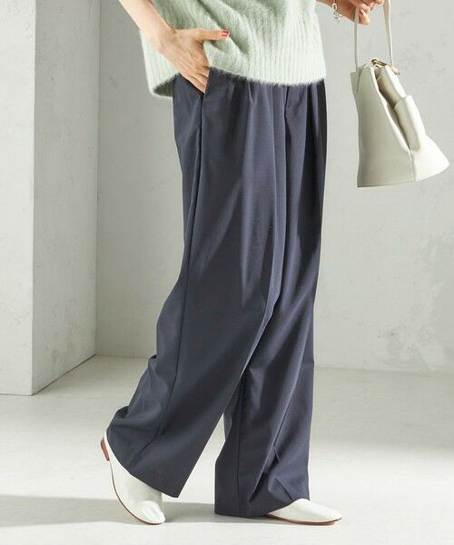 SHIPS / シップス スラックス・ドレスパンツ | 〈手洗い可能〉トロピカル タック パンツ（セットアップ対応） | 詳細22