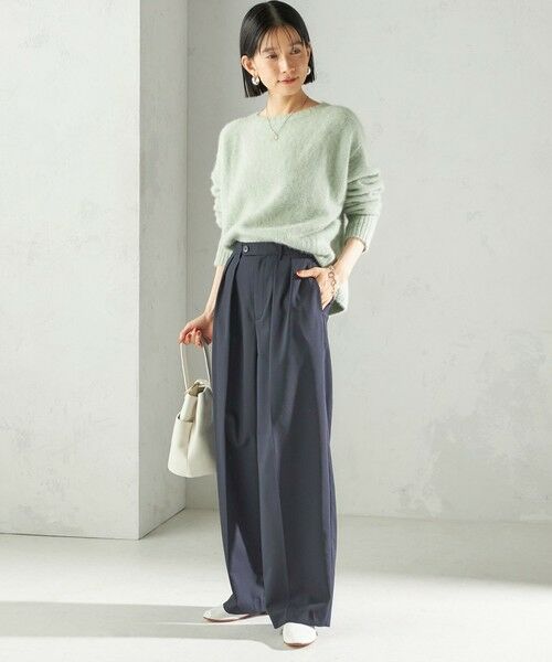 SHIPS / シップス スラックス・ドレスパンツ | 〈手洗い可能〉トロピカル タック パンツ（セットアップ対応） | 詳細24