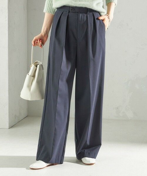 SHIPS / シップス スラックス・ドレスパンツ | 〈手洗い可能〉トロピカル タック パンツ（セットアップ対応） | 詳細25