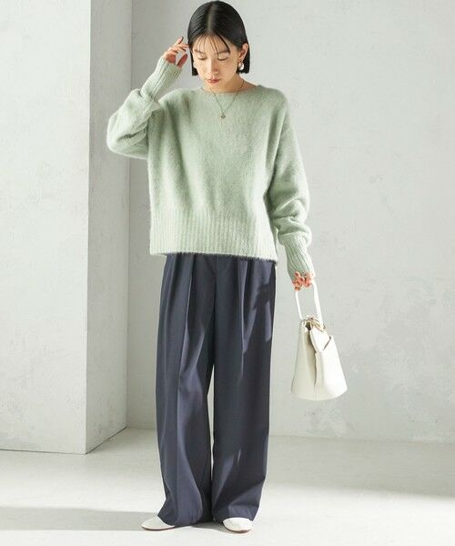 SHIPS / シップス スラックス・ドレスパンツ | 〈手洗い可能〉トロピカル タック パンツ（セットアップ対応） | 詳細18