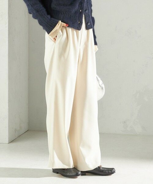 SHIPS / シップス スラックス・ドレスパンツ | 〈手洗い可能〉スラブ ツイル イージー スラックス パンツ | 詳細6