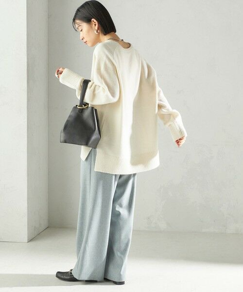 SHIPS / シップス スラックス・ドレスパンツ | 〈手洗い可能〉スラブ ツイル イージー スラックス パンツ | 詳細12