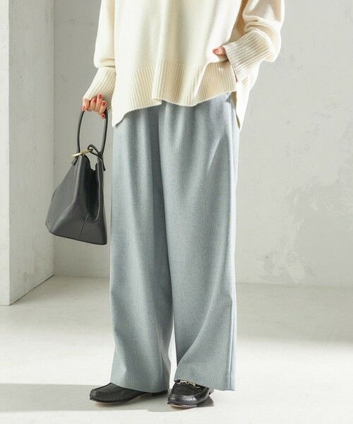 SHIPS / シップス スラックス・ドレスパンツ | 〈手洗い可能〉スラブ ツイル イージー スラックス パンツ | 詳細14