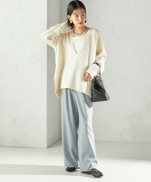 SHIPS / シップス スラックス・ドレスパンツ | 〈手洗い可能〉スラブ ツイル イージー スラックス パンツ | 詳細10