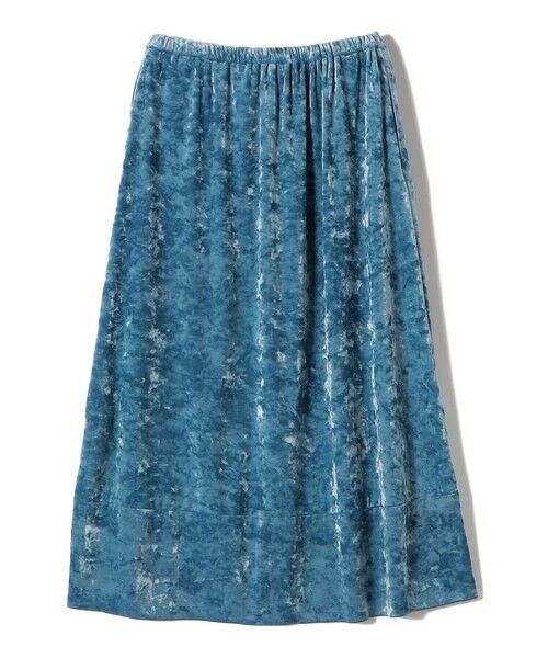 SHIPS / シップス ロング・マキシ丈スカート | SHIPS Primary Navy Label:〈手洗い可能〉クラッシュ ベロア スカート | 詳細2