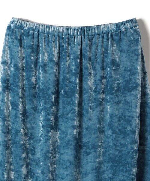 SHIPS / シップス ロング・マキシ丈スカート | SHIPS Primary Navy Label:〈手洗い可能〉クラッシュ ベロア スカート | 詳細5