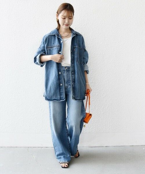 SHIPS / シップス Gジャン・デニムジャケット | Levi’s:〈手洗い可能〉TWIST SHACKET | 詳細1