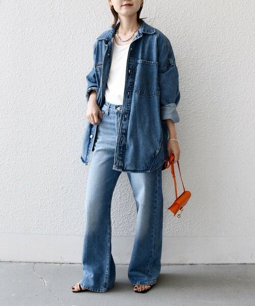 SHIPS / シップス Gジャン・デニムジャケット | Levi’s:〈手洗い可能〉TWIST SHACKET | 詳細2