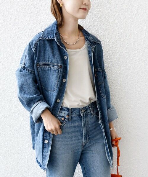 SHIPS / シップス Gジャン・デニムジャケット | Levi’s:〈手洗い可能〉TWIST SHACKET | 詳細8