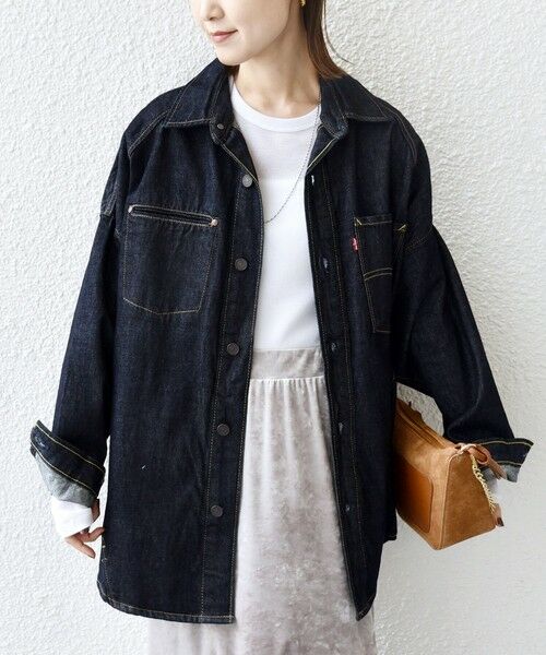SHIPS / シップス Gジャン・デニムジャケット | Levi’s:〈手洗い可能〉TWIST SHACKET | 詳細26