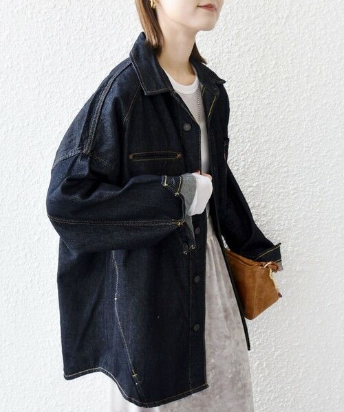 SHIPS / シップス Gジャン・デニムジャケット | Levi’s:〈手洗い可能〉TWIST SHACKET | 詳細28